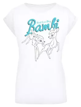 Рубашка F4NT4STIC Bambi Great Love Story, белый