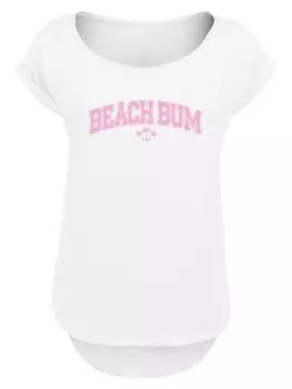 Рубашка F4NT4STIC Beach Bum Summer Varsity Retro, белый