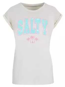 Рубашка F4NT4STIC Beach Summer Vacation Salty, песочный