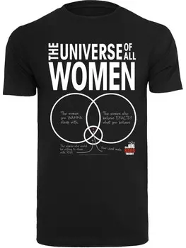 Рубашка F4NT4STIC Big Bang Theory Theory The Universe Of All Women, черный