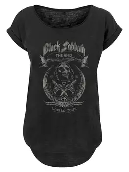 Рубашка F4NT4STIC Black Sabbath The End World Tour, черный