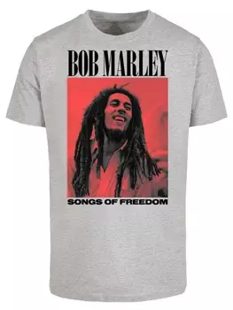 Рубашка F4NT4STIC Bob Marley, серый