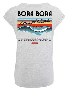 Рубашка F4NT4STIC Bora Bora Leewards Island, серый