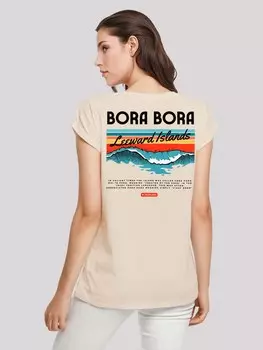 Рубашка F4NT4STIC Bora Bora Leewards Island, светло-бежевый