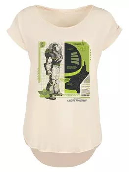 Рубашка F4NT4STIC Buzz Lightyear Buzz Tech Panel, светло-бежевый