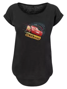 Рубашка F4NT4STIC Cars Lightning McQueen, черный