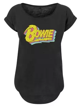Рубашка F4NT4STIC David Bowie Moonlight 90s Logo, черный