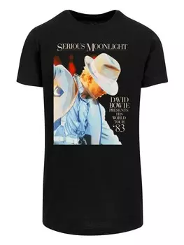 Рубашка F4NT4STIC David Bowie Serious Moonlight, черный
