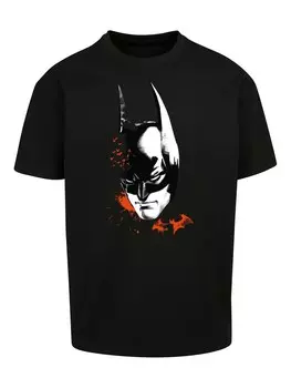 Рубашка F4NT4STIC DC Comics Batman Arkham Bats Face, черный