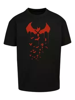 Рубашка F4NT4STIC DC Comics Batman Arkham BatsxDrip, черный