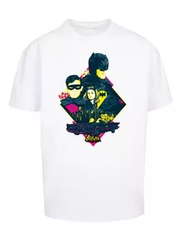 Рубашка F4NT4STIC DC Comics Batman TV Series Character Pop, белый