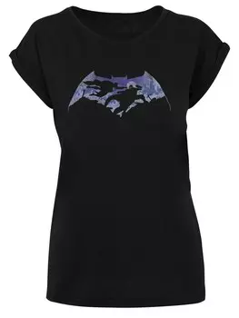 Рубашка F4NT4STIC DC Comics Batman v Superman Battle Silhouette, черный