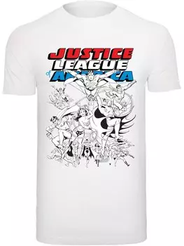 Рубашка F4NT4STIC DC Comics Justice League, белый