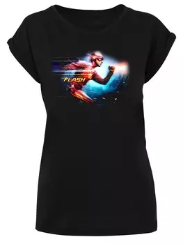 Рубашка F4Nt4Stic DC Comics The Flash Sparks, черный