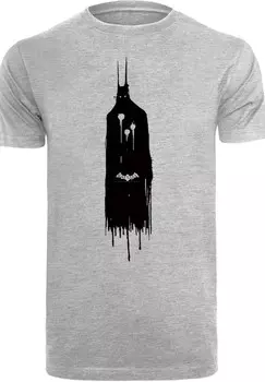 Рубашка F4NT4STIC DC Comis Batman Arkham Knight Ghost, пятнистый серый