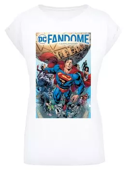 Рубашка F4NT4STIC DC Fandome Superman Hero, белый