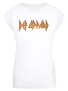 Рубашка F4NT4STIC Def Leppard, белый