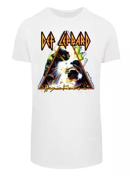 Рубашка F4NT4STIC Def Leppard Hysteria, белый