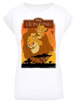 Рубашка F4Nt4Stic Disney Der Knig der Lwen Simba und Mufasa, от белого