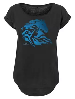 Рубашка F4Nt4Stic Disney Frozen 2 Nokk Silhouette, черный