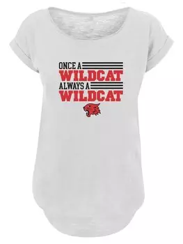 Рубашка F4NT4STIC Disney High School Musical Once a Wildcat Always a Wildcat, цвет mottled white