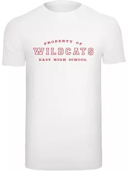 Рубашка F4NT4STIC Disney High School Musical The Musical Property Of Wildcats, белый