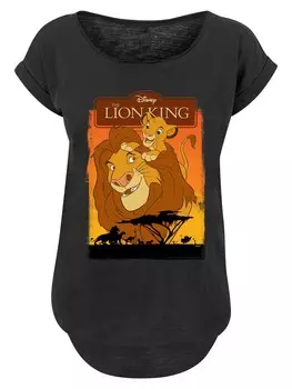 Рубашка F4Nt4Stic Disney Knig der Lwen Simba und Mufasa, черный
