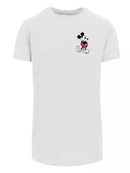 Рубашка F4NT4STIC Disney Mickey Mouse Kickin Retro, белый