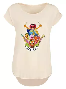 Рубашка F4NT4STIC Disney Muppets Dr.Teeth And The Electric Mayhem, песочный