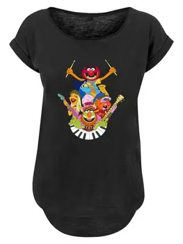 Рубашка F4NT4STIC Disney Muppets-Dr.-Teeth-and-The-Electric-Mayhem, черный