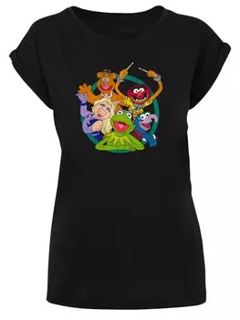 Рубашка F4Nt4Stic Disney Muppets Group, черный