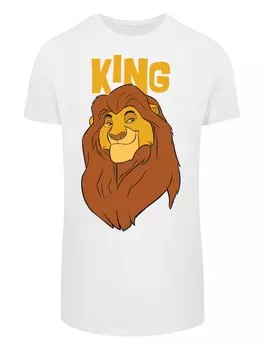 Рубашка F4NT4STIC Disney The Knig Der Lwen Mufasa King, белый