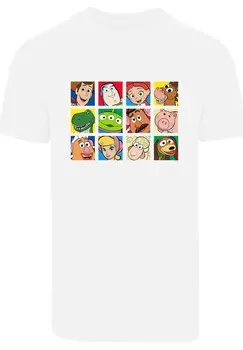 Рубашка F4NT4STIC Disney Toy Story Character Squares, белый