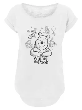 Рубашка F4Nt4Stic Disney Winnie The Pooh Collage Sketch, белый
