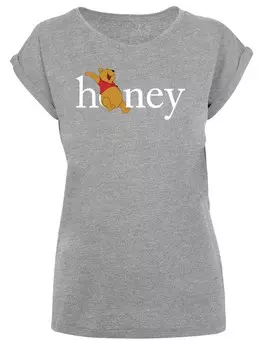 Рубашка F4Nt4Stic Disney Winnie The Pooh Honey, пестрый серый