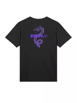 Рубашка F4NT4STIC Drache Japan, черный