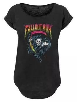Рубашка F4NT4STIC Fall Out Boy Rock And Roll Reaper, черный