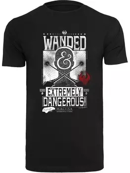 Рубашка F4NT4STIC Fantastic Beasts Wanded and Extremely Dangerous, черный
