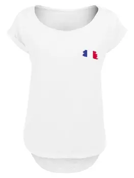 Рубашка F4NT4STIC France Frankreich Flagge Fahne, белый