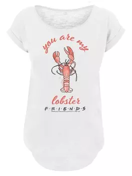 Рубашка F4NT4STIC FRIENDS Lobster, белый