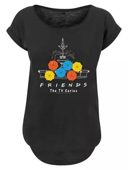 Рубашка F4Nt4Stic Friends, пестрый черный