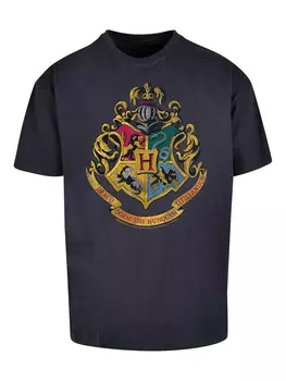 Рубашка F4NT4STIC Harry Potter Distressed Hogwarts, синий
