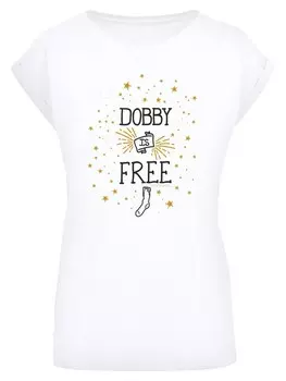 Рубашка F4Nt4Stic Harry Potter Dobby Is Free, белый
