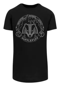 Рубашка F4NT4STIC Harry Potter Hufflepuff Seal, черный