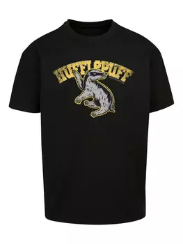 Рубашка F4NT4STIC Harry Potter Hufflepuff Sport Emblem, черный