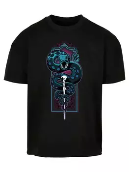 Рубашка F4NT4STIC Harry Potter Neon Nagini, черный