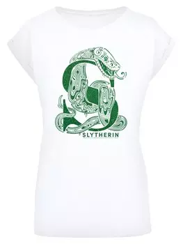 Рубашка F4NT4STIC Harry Potter Slytherin, белый