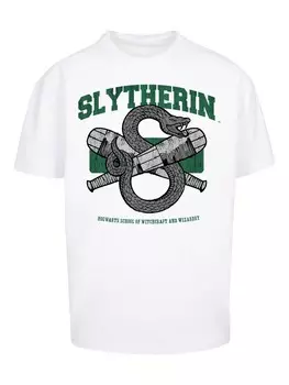 Рубашка F4NT4STIC Harry Potter Slytherin, белый