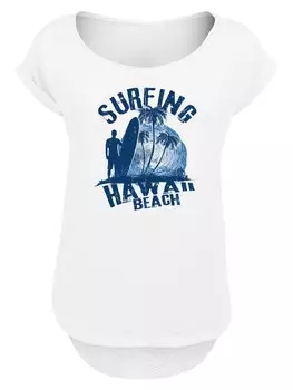 Рубашка F4NT4STIC Hawaii Surf Beach Summer, белый