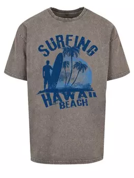 Рубашка F4NT4STIC Hawaii Surf Beach Summer, цвет Muddy colored